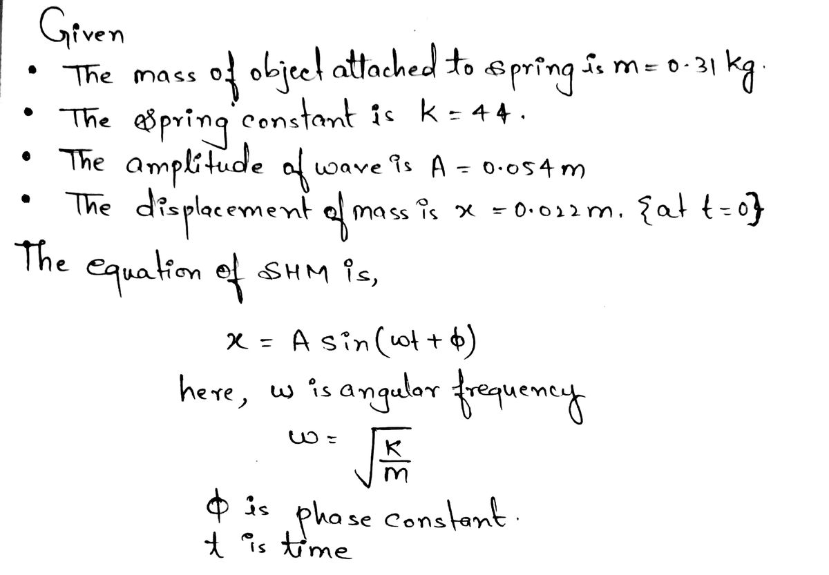 Physics homework question answer, step 1, image 1